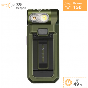 Фонарь FENIX SW05R-UV зеленый + Подарок